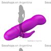 Vibrador estimulador con masajeador de clitoris